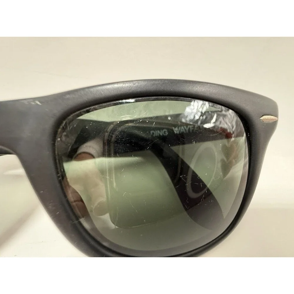 Ray Ban Folding Wayfarer Frame Sunglasses MATTE Black France W0670 VINTAGE B&L